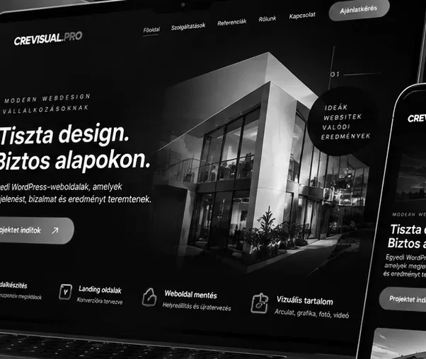 CREVISUAL – 04 / vizuális tartalom fekete-fehér vizuális illusztráció
